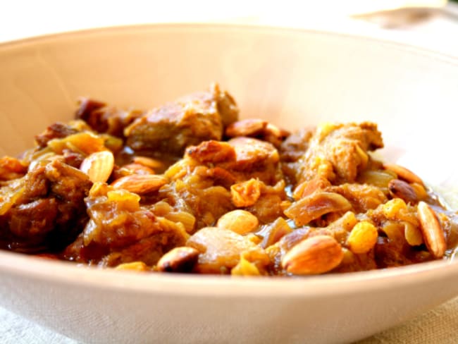 Tajine d’agneau aux amandes