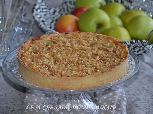 Tarte aux pommes en 2 cuissons