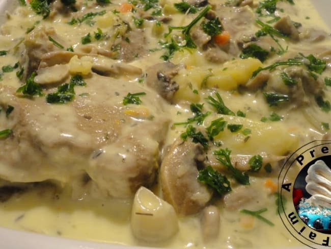 Blanquette de veau aux pommes de terre