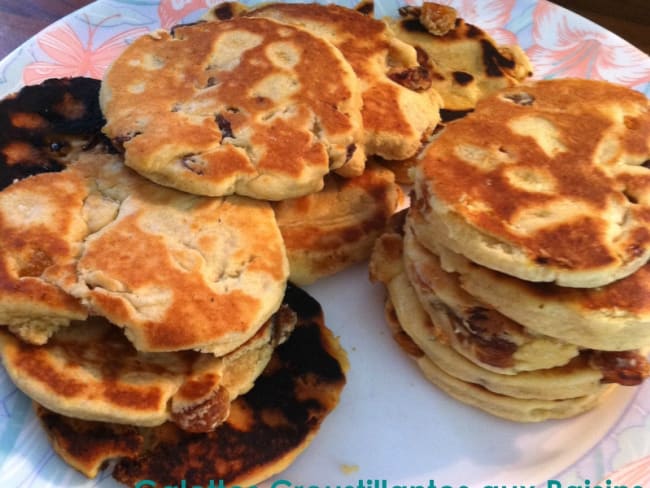 Galettes Croustillantes aux Raisins