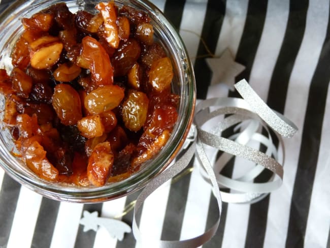 Traditionnel Mincemeat fait maison pour un noël anglais