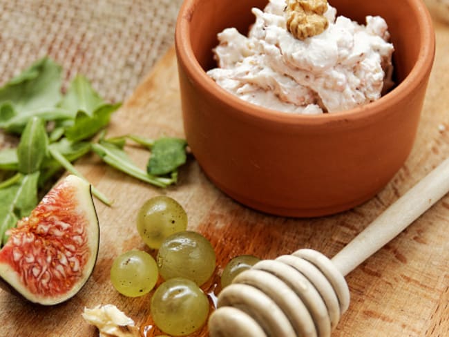 Fromage aux figues, noix et piment d’Espelette