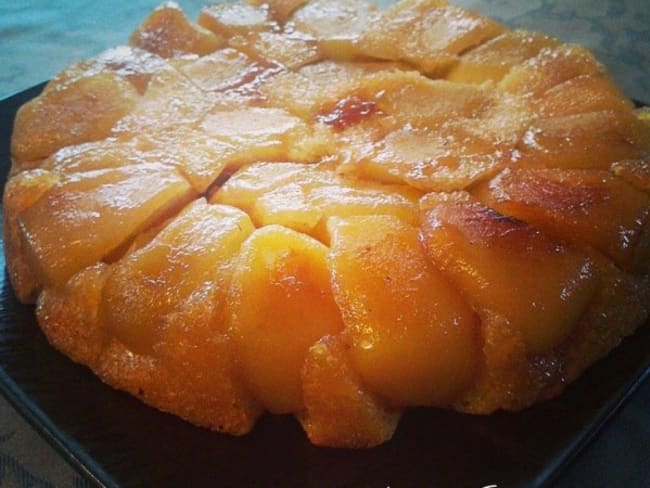 Moelleux aux pommes façon tatin