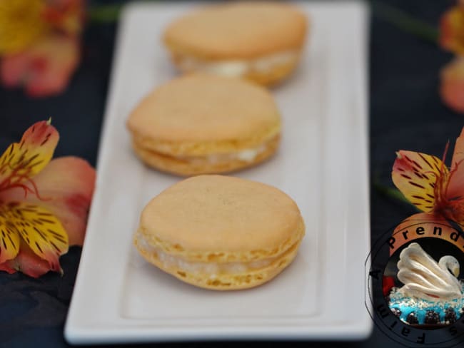 Macarons au chèvre et au miel