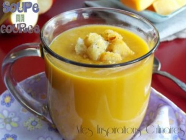 Soupe de courge butternut