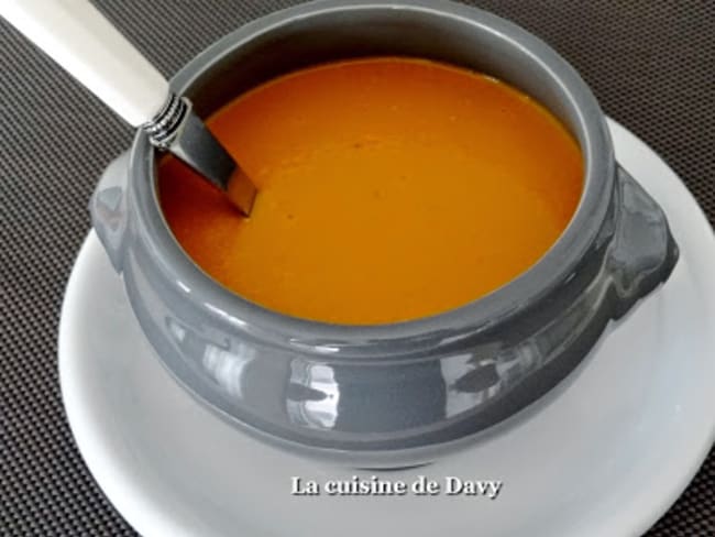 Velouté de lentille corail au curry