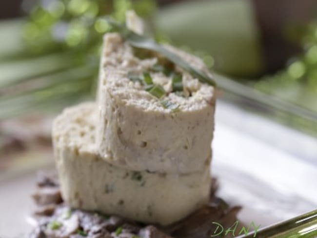 Boudins de lapin aux champignons