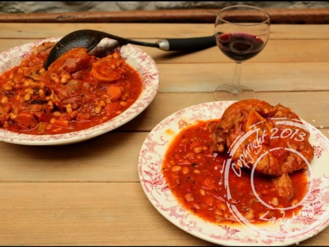 Osso buco à la toscane aux haricots blancs