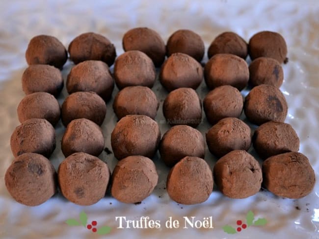 Truffes de Noël au chocolat et cardamome