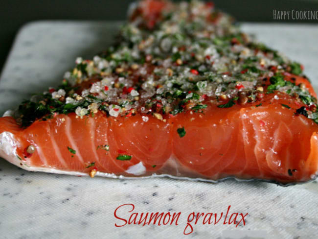 Saumon Gravlax comme en Scandinavie