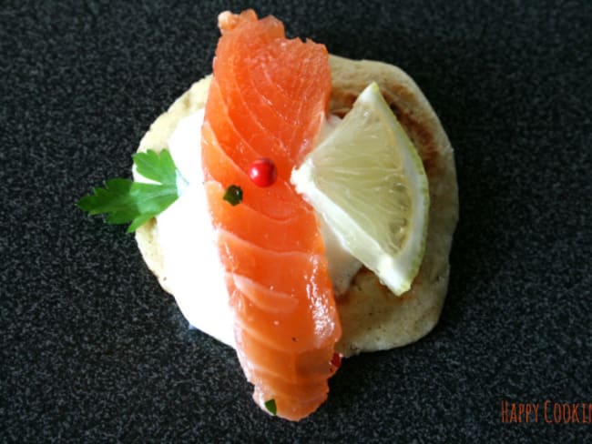 Blinis au sarrasin d'après Alain Passard