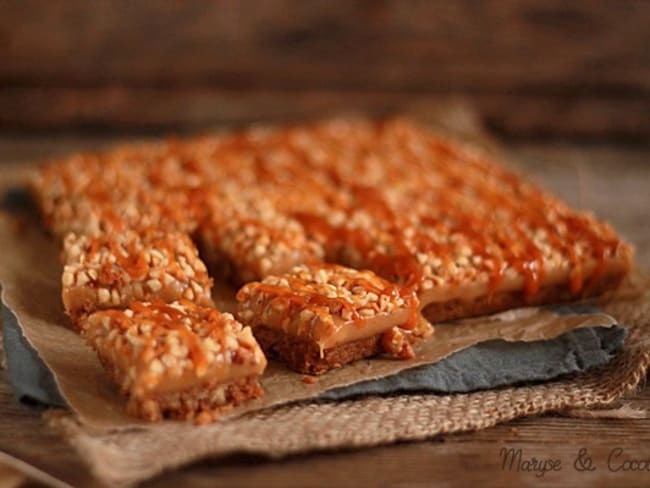 Croustillants aux Noisettes et son Fondant Caramel