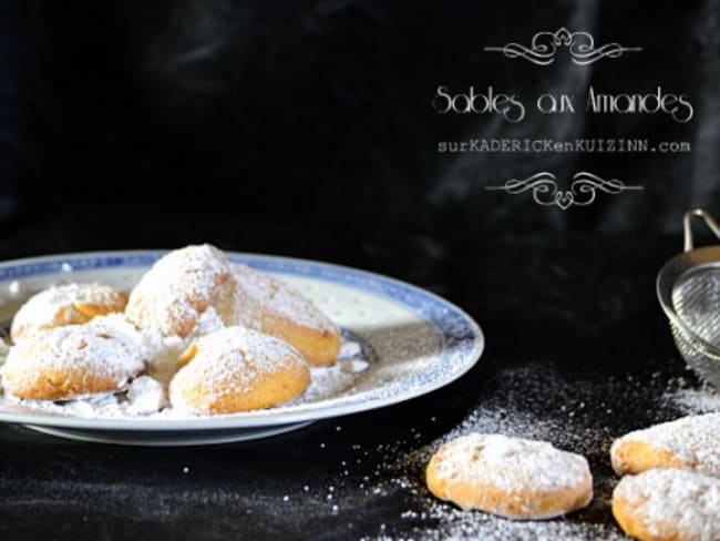 Sablés aux amandes de Noël