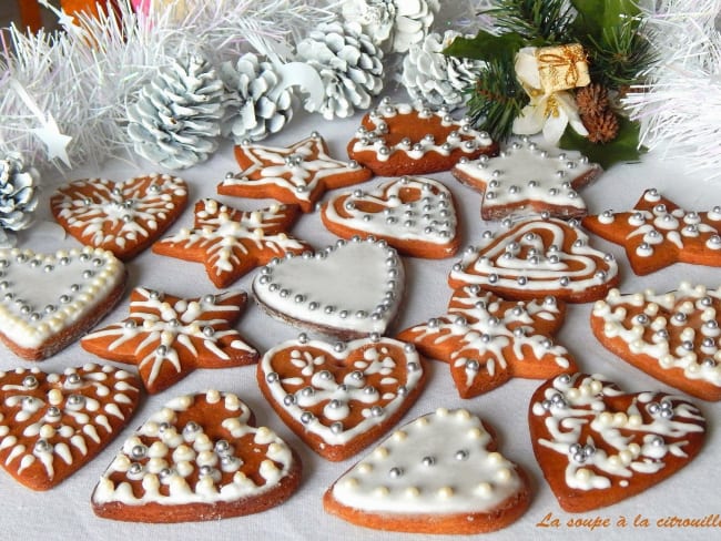 Biscuits de noël en pain d'épices