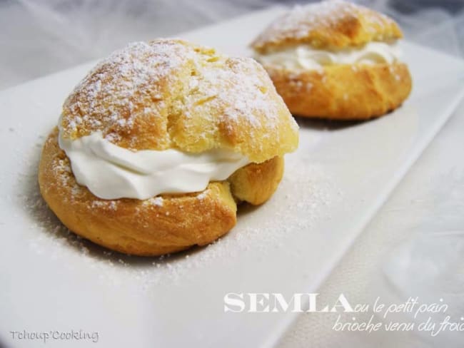 Semla ou le petit pain brioché gourmand venu de Suède 