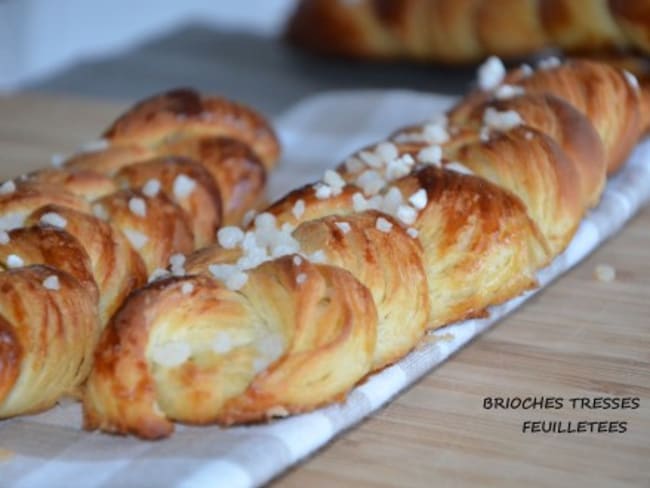 Craquelin brioches tressées feuilletées