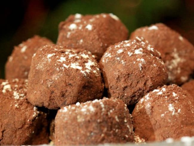 Truffes de Noël au chocolat