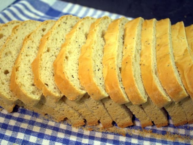 pain blanc de mie aux grains de pavot