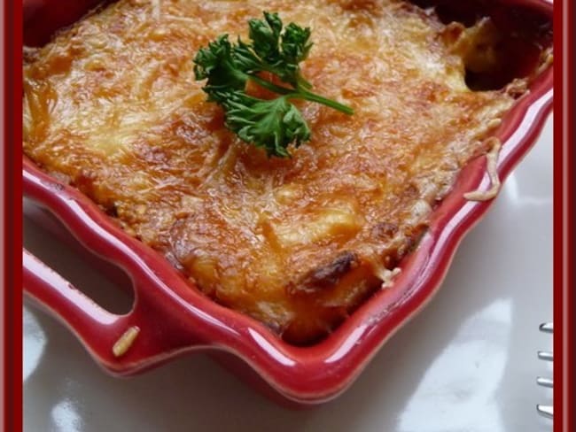 Gratin de poissons aux petits légumes