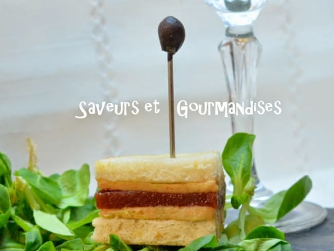 Clubs-Sandwichs au foie gras