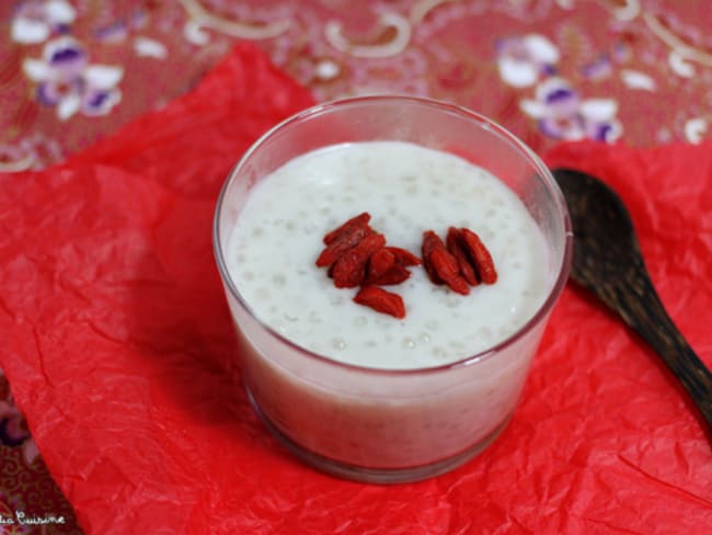 Perles du japon au lait de coco et banane