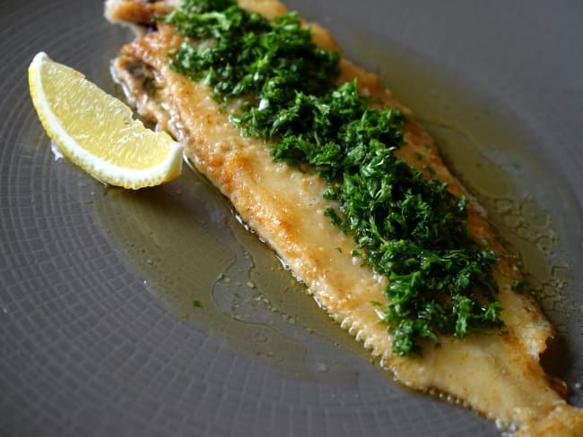 Sole meunière  (cuisson sauter meunière)