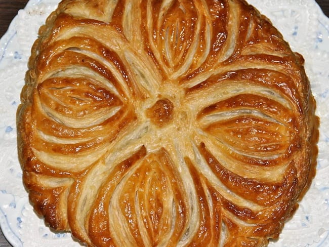 Galette des rois à la frangipane, arôme orange