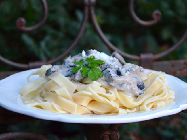 Tagliatelles sauce aux cèpes