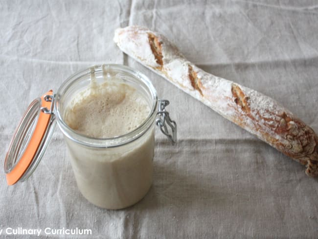 Levain liquide maison pour pour pain et viennoiseries