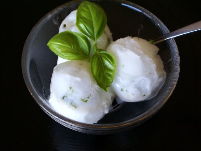 Sorbet à base d'eau et de jus de fruits