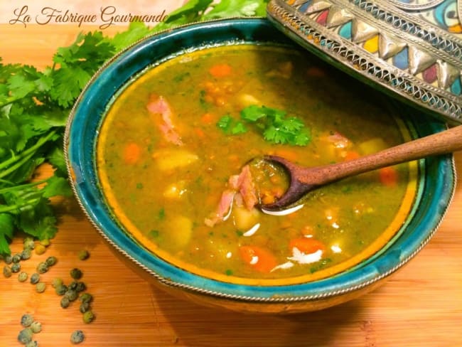 Soupe aux Lentilles Vertes à Ma Façon