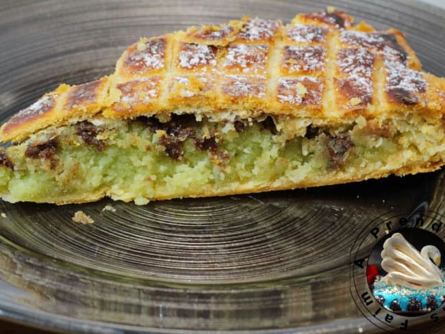 Galette des rois originale menthe et chocolat