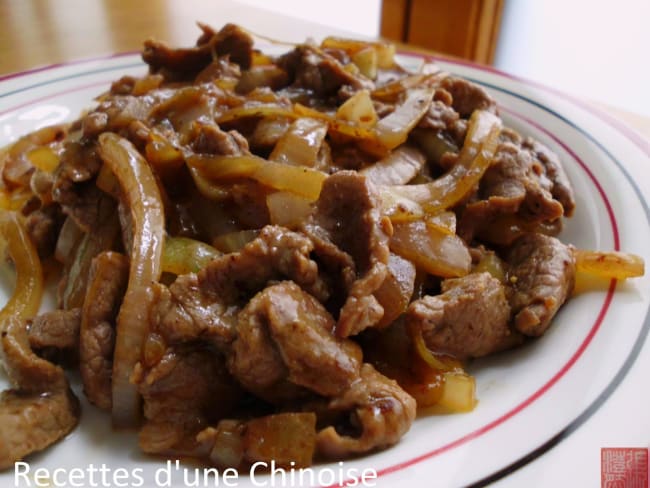 Bœuf sauté aux oignons de Roscoff