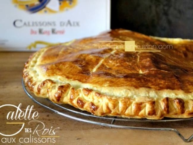 Galette des Rois frangipane aux calissons pour l'épiphanie