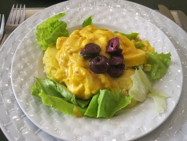 Salade de pommes de terre à la Huancayo