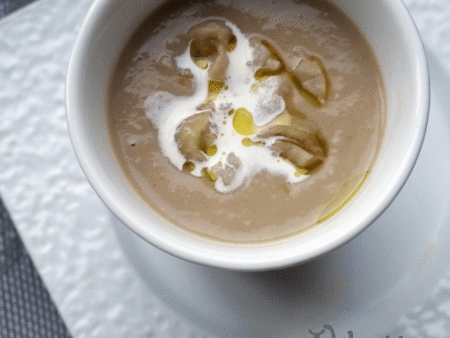 Velouté à la châtaigne