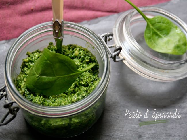 Pesto d'épinards