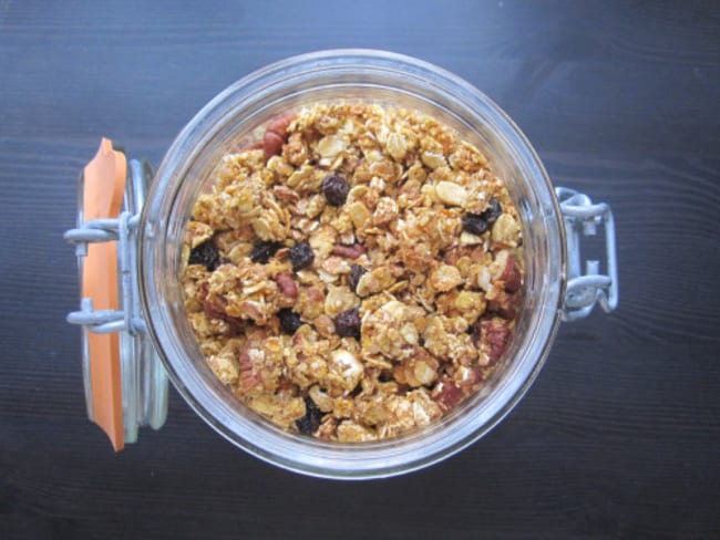 Granola au potimarron et noix de pécan