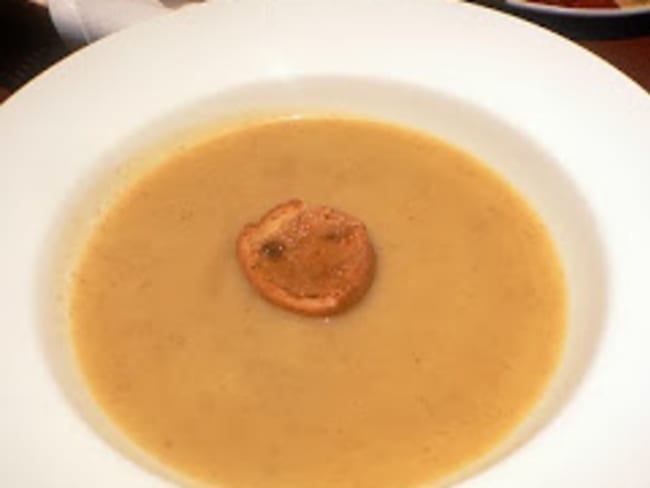 Soupe veloutée aux topinambours