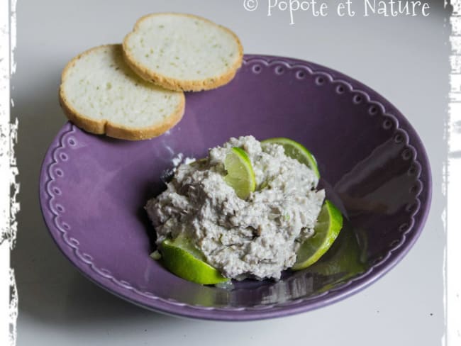 Apéro rillettes de sardines au citron vert