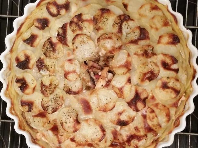 Tourte de poulet aux champignons