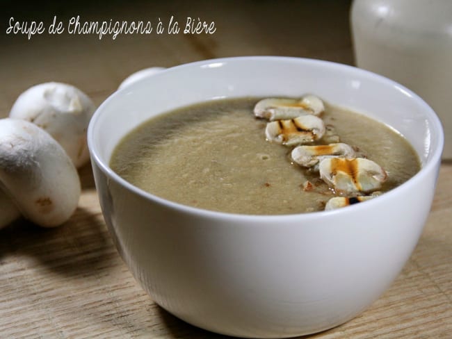 Soupe de Champignons à la Bière