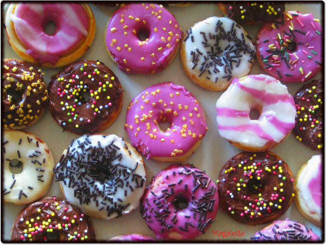 Mini-Donuts colorés