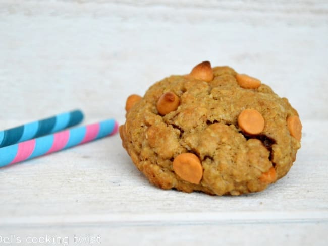 Cookies américains à l’avoine et au caramel