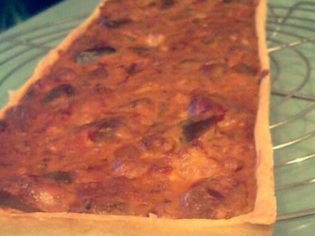 Tarte à la ratatouille et thon