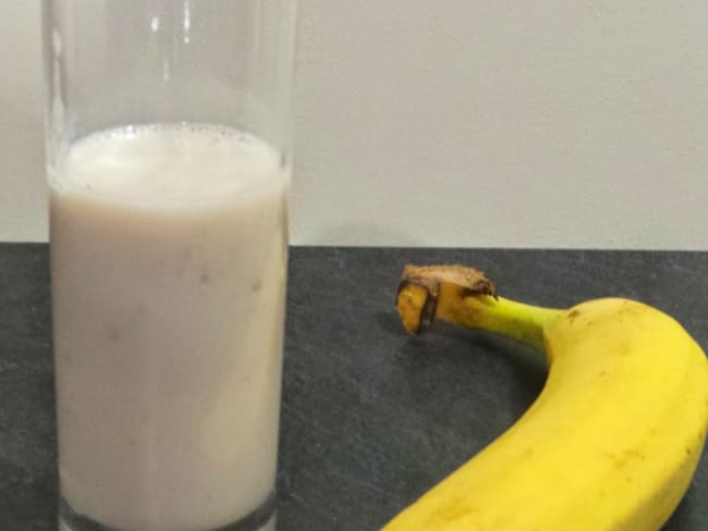 Milkshake banane ultra simple