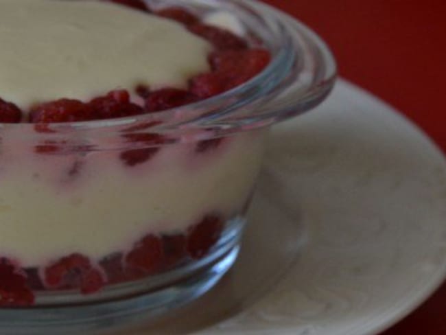 Tiramisu aux framboises