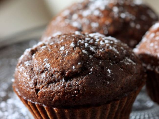 Muffins chocolat noisettes allégés