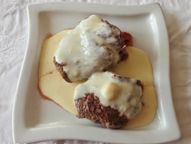 Tournedos de rumsteck au fromage Maroilles