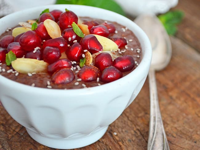 Pouding de Chia au Chocolat